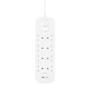 Belkin Connect Surge with USB-C and USB-A Ports 18W 8x AC Outlet - White - SW1hZ2U6MTY1NDIzNQ==