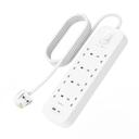Belkin Connect Surge with USB-C and USB-A Ports 18W 8x AC Outlet - White - SW1hZ2U6MTY1NDIzNw==