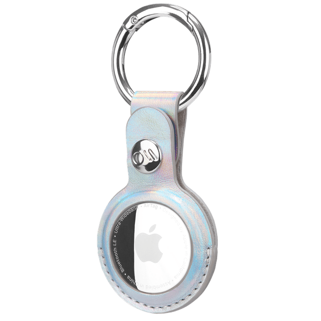 CASE-MATE Clip Ring Leather Keychain Apple AirTag Case - Iridescent - SW1hZ2U6MTY4MjIwMQ==