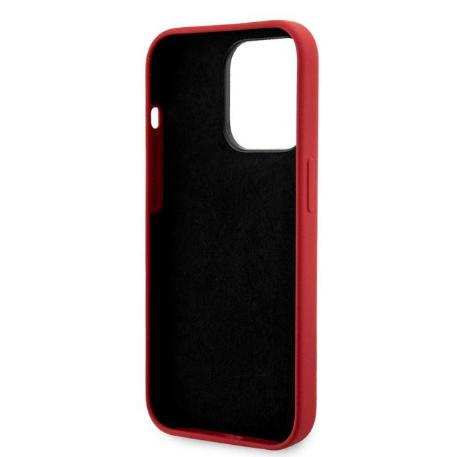 Ferrari Silicone Case with All Over SF Pattern for iPhone 15 Promax - Red - SW1hZ2U6MTY0NDU2Ng==