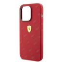 Ferrari Silicone Case with All Over SF Pattern for iPhone 15 Promax - Red - SW1hZ2U6MTY0NDU2OA==