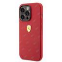 Ferrari Silicone Case with All Over SF Pattern for iPhone 15 Promax - Red - SW1hZ2U6MTY0NDU3Ng==