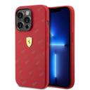 Ferrari Silicone Case with All Over SF Pattern for iPhone 15 Promax - Red - SW1hZ2U6MTY0NDU3OA==