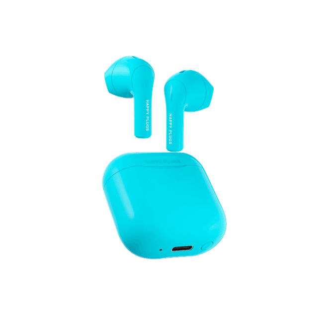 HAPPY PLUGS Joy True Wireless Headphones - Turquoise - SW1hZ2U6MTY4MDg4Nw==