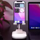 KODAK Power Stand Portable Wireless Charger & Holder for Qi Wireless Phones - White - SW1hZ2U6MTY4MTc2Ng==
