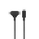 Native Union - Belt 1.8M Cable - Duo USB-C to ( C + Lightining)  - Zebra - SW1hZ2U6MTY3OTk3Nw==