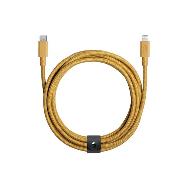 Native Union - Belt 3M Cable - USB C to Lightning-  Kraft - SW1hZ2U6MTY4MTYwNA==