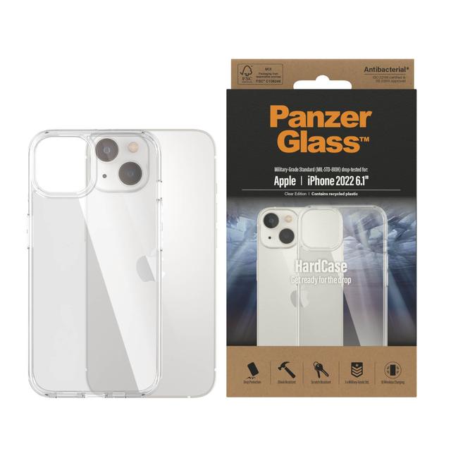 جراب ايفون 14 شفاف من بانزر جلاس PANZERGLASS iPhone 14 HardCase Clear - SW1hZ2U6MTY4MTUwOQ==