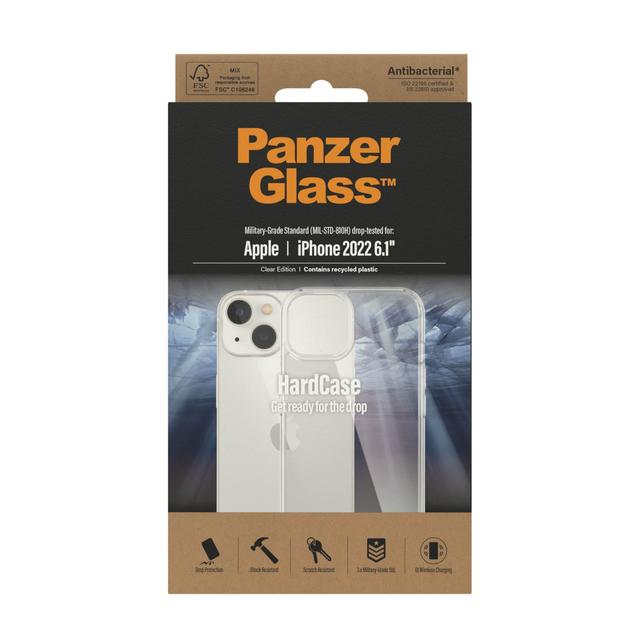 جراب ايفون 14 شفاف من بانزر جلاس PANZERGLASS iPhone 14 HardCase Clear - SW1hZ2U6MTY4MTUxMQ==