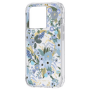 RIFLE PAPER CO. iPhone 14 Pro - Garden Party Blue with Magsafe - Clear - SW1hZ2U6MTY4MDE5Mg==