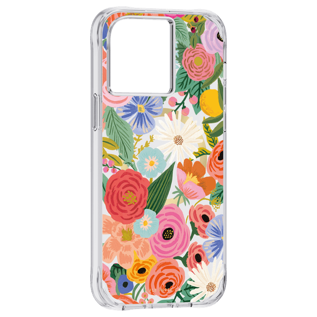 RIFLE PAPER CO. iPhone 14 Pro Max - Garden Party Blush with Magsafe - Clear - SW1hZ2U6MTY3OTczMg==