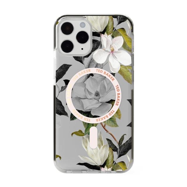 TED BAKER iPhone 14 Pro Max - MagSafe Anti-Shock Floral Case Opal - Clear Multi-color - SW1hZ2U6MTY4MjAzMA==