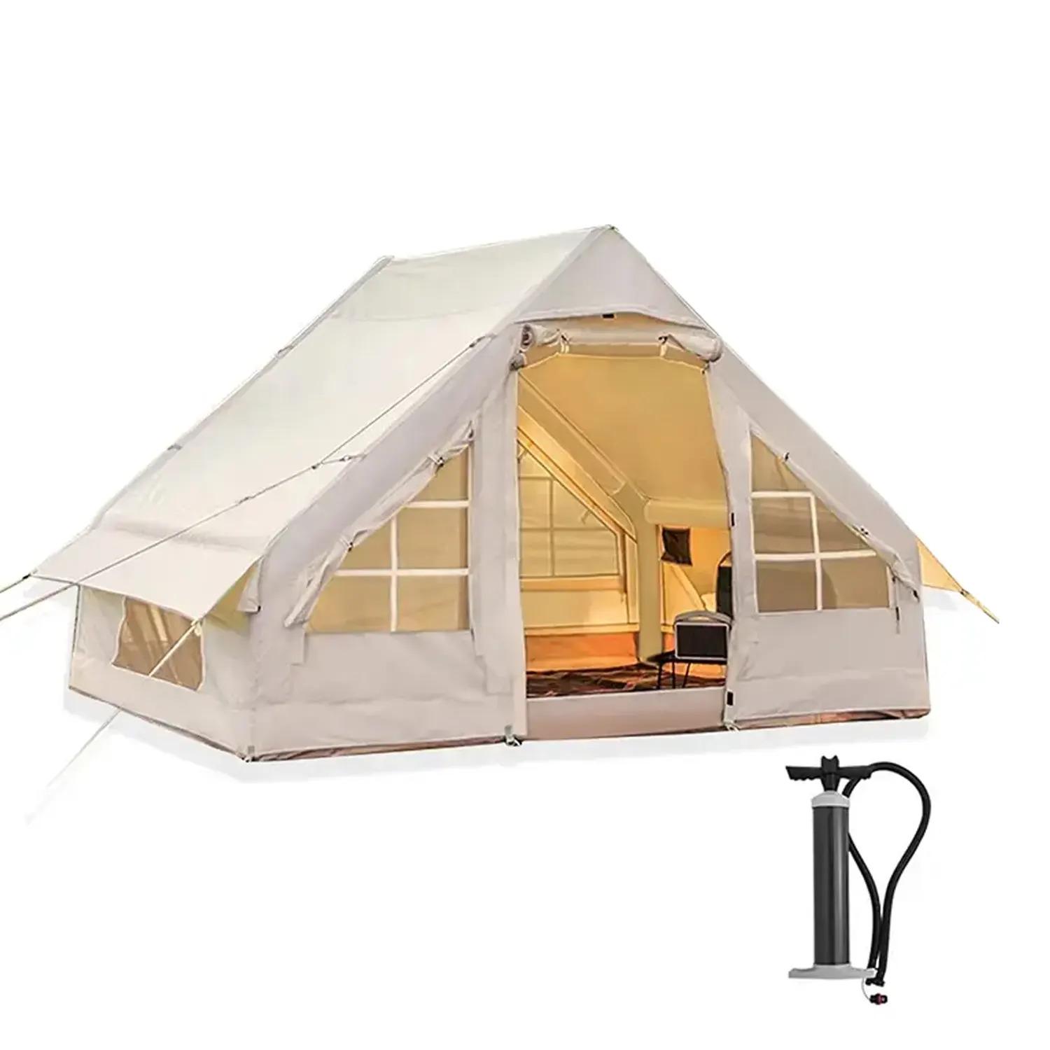 خيمة هوائية متنقلة توبيز مقاومة للماء 4 إلى 8 أشخاص Tobys New Inflatable Camping Tent Waterproof For Outdoor