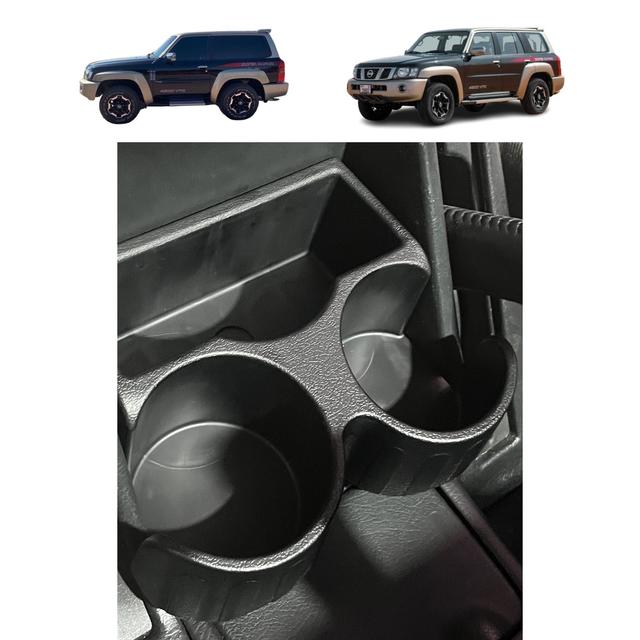 3-in-1 Black Large Cup Holder (2024 Edition) Nissan Patrol Y61 VTC GU - SW1hZ2U6MTcxNzM0MQ==