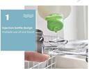 Cleaning Brush Scrubber Dish Bowl Washing Sponge with Refill Liquid Soap Dispenser - SW1hZ2U6MTc4NTY1NA==