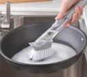 Cleaning Brush Scrubber Dish Bowl Washing Sponge with Refill Liquid Soap Dispenser - SW1hZ2U6MTc4NTY2MA==