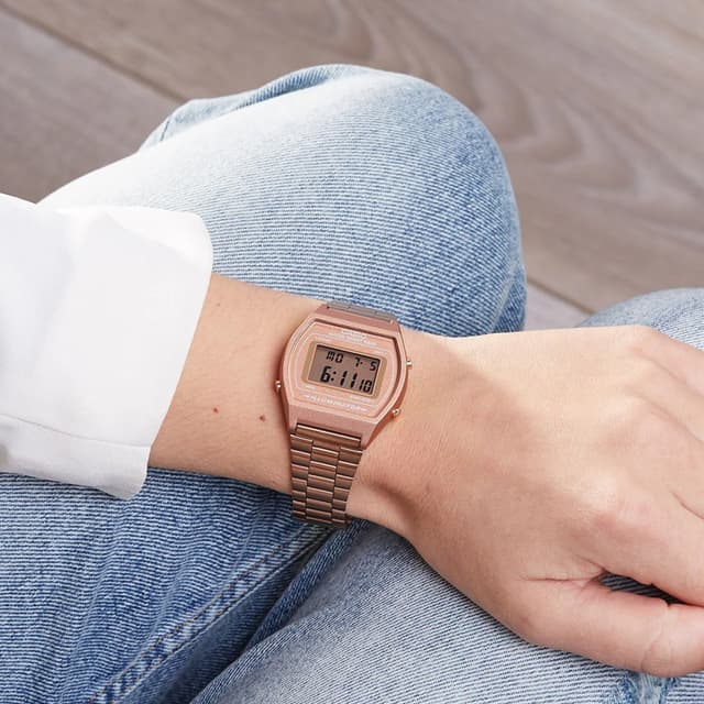 Order Casio Women's Digital Rose Gold Dial Watch - B640wc ...