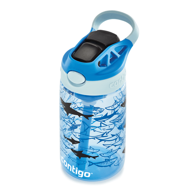 مطارة ماء للاطفال 420 مل بلاستيك أزرق كونتيجو Contigo Blue Graphic Autospout Kids Easy-Clean Bottle - SW1hZ2U6MTg0NjA1Ng==