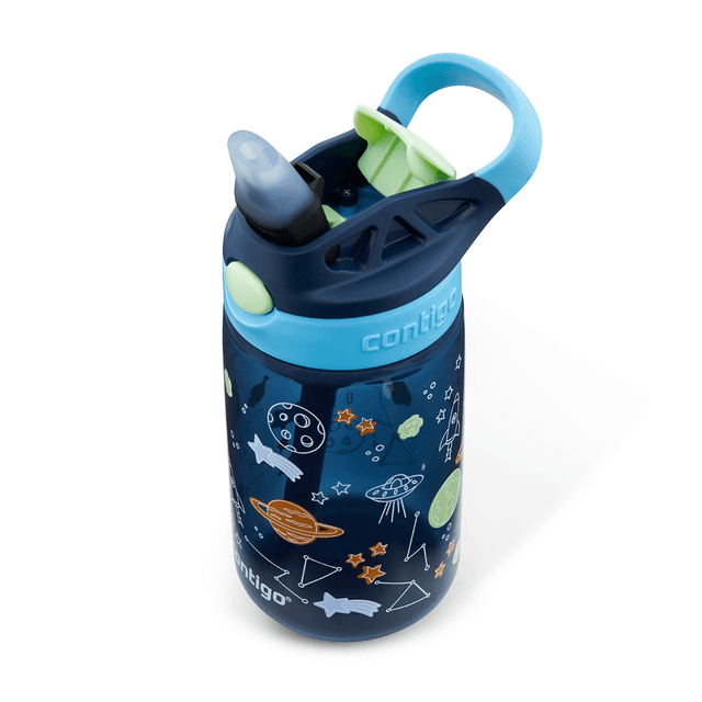 مطارة ماء للاطفال 420 مل بلاستيك أزرق كونتيجو Contigo Blueberry Autospout Kids Easy-Clean Bottle - SW1hZ2U6MTg0NjU3NQ==