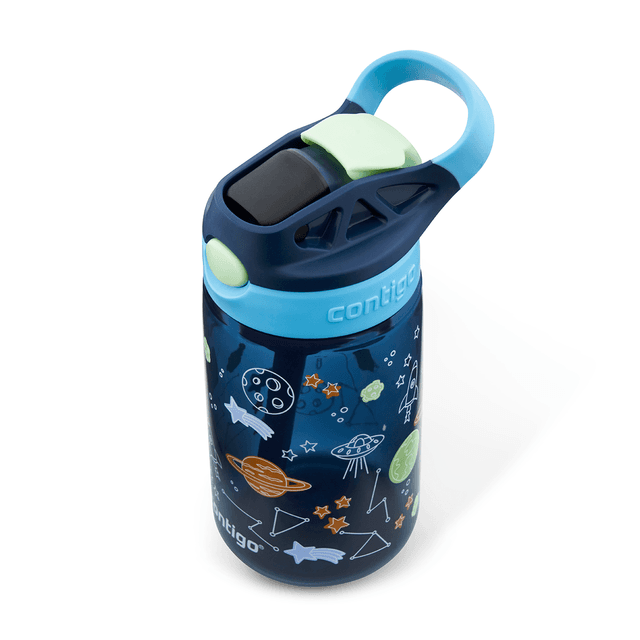 مطارة ماء للاطفال 420 مل بلاستيك أزرق كونتيجو Contigo Blueberry Autospout Kids Easy-Clean Bottle - SW1hZ2U6MTg0NjU3Nw==