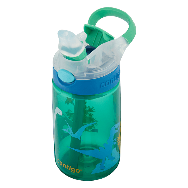 مطارة ماء للاطفال 420 مل بلاستيك أخضر كونتيجو Contigo Green Autoseal Kids Gizmo Flip Bottle - SW1hZ2U6MTg0NjE3NA==