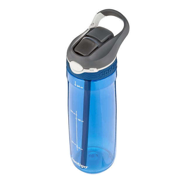 زجاجة ماء كبيرة 720 مل بلاستيك أزرق كونتيجو Contigo Monaco Autospout Ashland Water Bottle - SW1hZ2U6MTg0NTgwNQ==