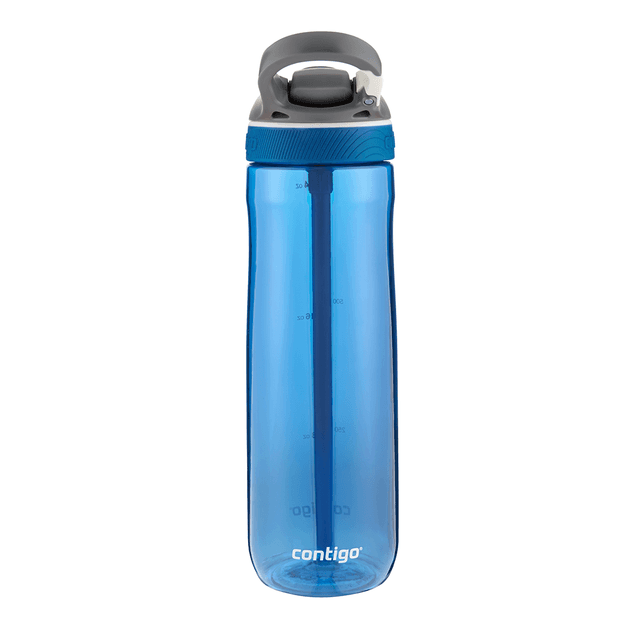 زجاجة ماء كبيرة 720 مل بلاستيك أزرق كونتيجو Contigo Monaco Autospout Ashland Water Bottle - SW1hZ2U6MTg0NTgwNw==