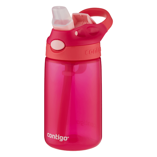 مطارة ماء للاطفال 420 مل بلاستيك زهري كونتيجو Contigo Pink Autoseal Kids Gizmo Flip Bottle - SW1hZ2U6MTg0NjE2Mw==