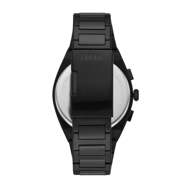 Order Fossil Fs5797 Everett Chronograph Black Stainless Steel