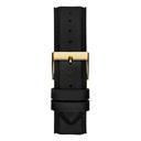 Guess Men's Gold Tone Case Black Genuine Leather Watch Gw0540g1 - SW1hZ2U6MTgzMDc0OA==