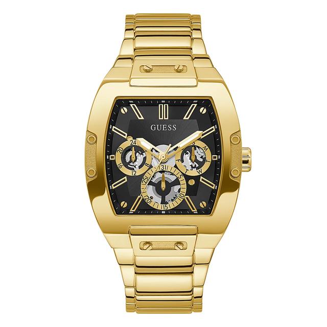 ساعات جيس رجالي Gw0456g1 قياس 43 ملم معدن ذهبي Guess Men's Gold Tone Case Gold Tone Stainless Steel Watch Gw0456g1 - SW1hZ2U6MTgyNzE4Nw==