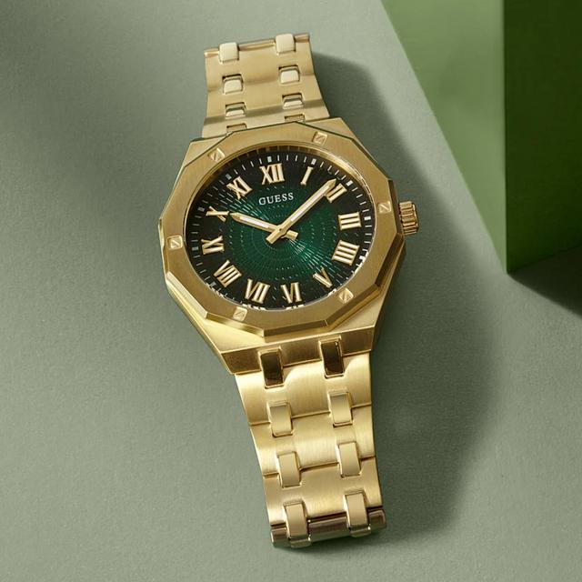ساعات جيس رجالي Gw0575g2 قياس 42 ملم معدن ذهبي Guess Men's Gold Tone Case Gold Tone Stainless Steel Watch Gw0575g2 - SW1hZ2U6MTgyNzA4NA==