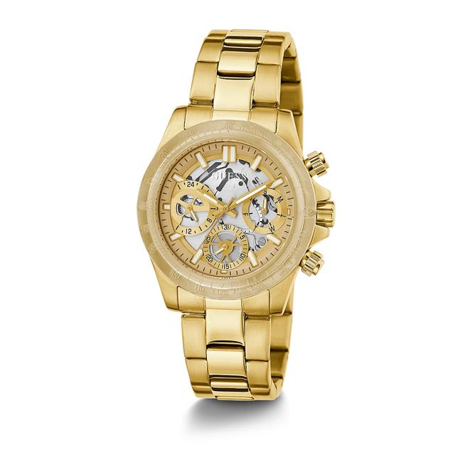 ساعات جيس نسائي Gw0557l1 أنالوغ قياس 39 ملم معدن ذهبي Guess Women's Two Tone Case Gold Tone Stainless Steel Watch Gw0557l1 - SW1hZ2U6MTgyNjI3OQ==