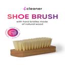 Icleaner Natural Wood Brush - White Hard Bristles - Gently Remove Most Dirt - Suitable For Cleaning Suede And Nubuck - SW1hZ2U6MTg0MTg1Ng==