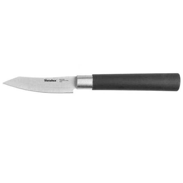 Metaltex Steel Vegetable Knife Asia 8 cm Black Silver Steel - SW1hZ2U6MTg0ODcxMg==