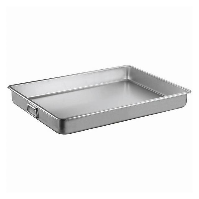 Ozti Roasting Pan Without Lid 65 cm x 40 cm x 5 cm Silver Stainless Steel - SW1hZ2U6MTg1MTM1OA==