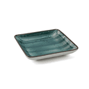 Porceletta Green Color Glazed Porcelain Square Plate 5" - SW1hZ2U6MTg1Mzk1OA==
