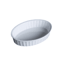 Porceletta Ivory Porcelain Baking Oval dish - SW1hZ2U6MTg1MzQwNQ==