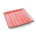 صحن تقديم مربع بورسلين 14 بوصة أحمر بورسليتا Porceletta Glazed Porcelain Square Plate - SW1hZ2U6MTg1MzU1Mg==