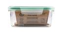 Snips Tritan Renew Rectangular Food Container 1.50 Liter Green Transparent PP - SW1hZ2U6MTg1ODU2OQ==