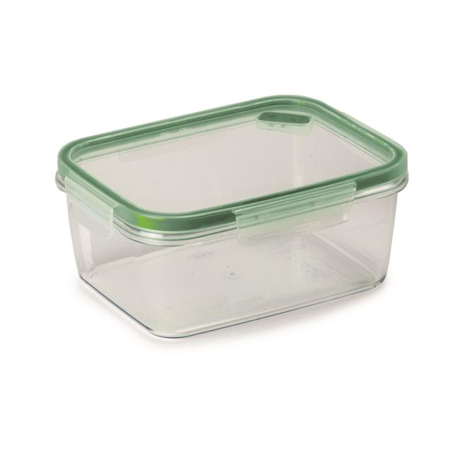 Snips Tritan Renew Rectangular Food Container 1.50 Liter Green Transparent PP - SW1hZ2U6MTg1ODU3Mw==