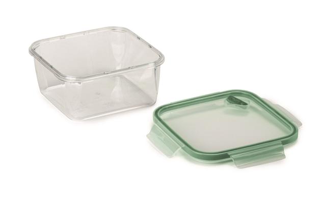 علبة بلاستيك بغطاء 1.4 لتر صناعة ايطاليا لون أخضر وشفاف من سنيبس Snips Tritan Renew Square Food Container - SW1hZ2U6MTg1ODUzOQ==