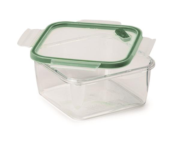 علبة بلاستيك بغطاء 1.4 لتر صناعة ايطاليا لون أخضر وشفاف من سنيبس Snips Tritan Renew Square Food Container - SW1hZ2U6MTg1ODUzNw==