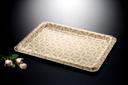 Vague Acrylic Traditional White Tray with Gold Lines 68 cm Gold White Acrylic - SW1hZ2U6MTg2Mjc0NQ==