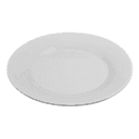 Vague Melamine Round Meat Plate 8" White Melamine - SW1hZ2U6MTg2NjQ3Nw==