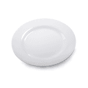 طبق تقديم دائري ميلامين 8 انش أبيض ڨاج Vague Melamine Round Plate - SW1hZ2U6MTg2NjQxNA==