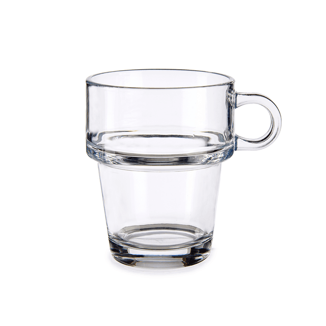Vivalto 6 Pieces Pliable Glass Cup 260 ml Set Transparent Glass - SW1hZ2U6MTg2NzY2MA==