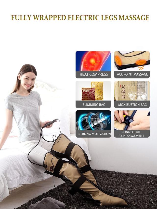 جهاز مساج القدم الكهربائي الإحترافي Infrared Electric Heating Leg Massager - SW1hZ2U6MTg0MjE4Ng==