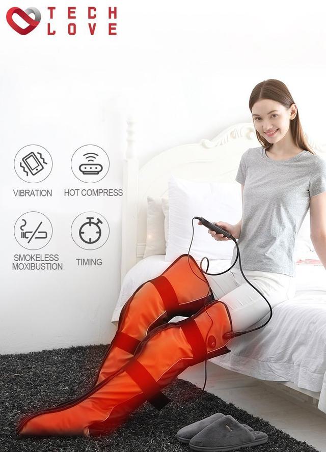جهاز مساج القدم الكهربائي الإحترافي Infrared Electric Heating Leg Massager - SW1hZ2U6MTg0MjE4OA==