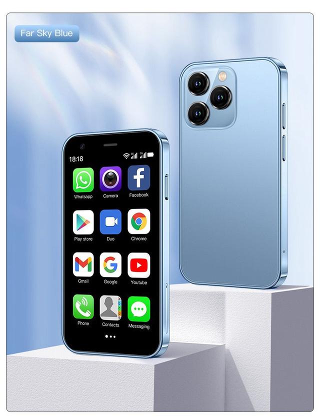 Soyes XS15 Smartphone 2GB+16GB Android 3G Wifi GPS Google Play Super Mini Pocket Cell Phone - SW1hZ2U6MTkyNDY0MA==